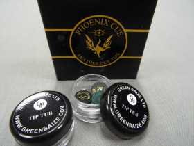 Phoenix Black Laminated Cue Tips - Medium - 11mm - x 3