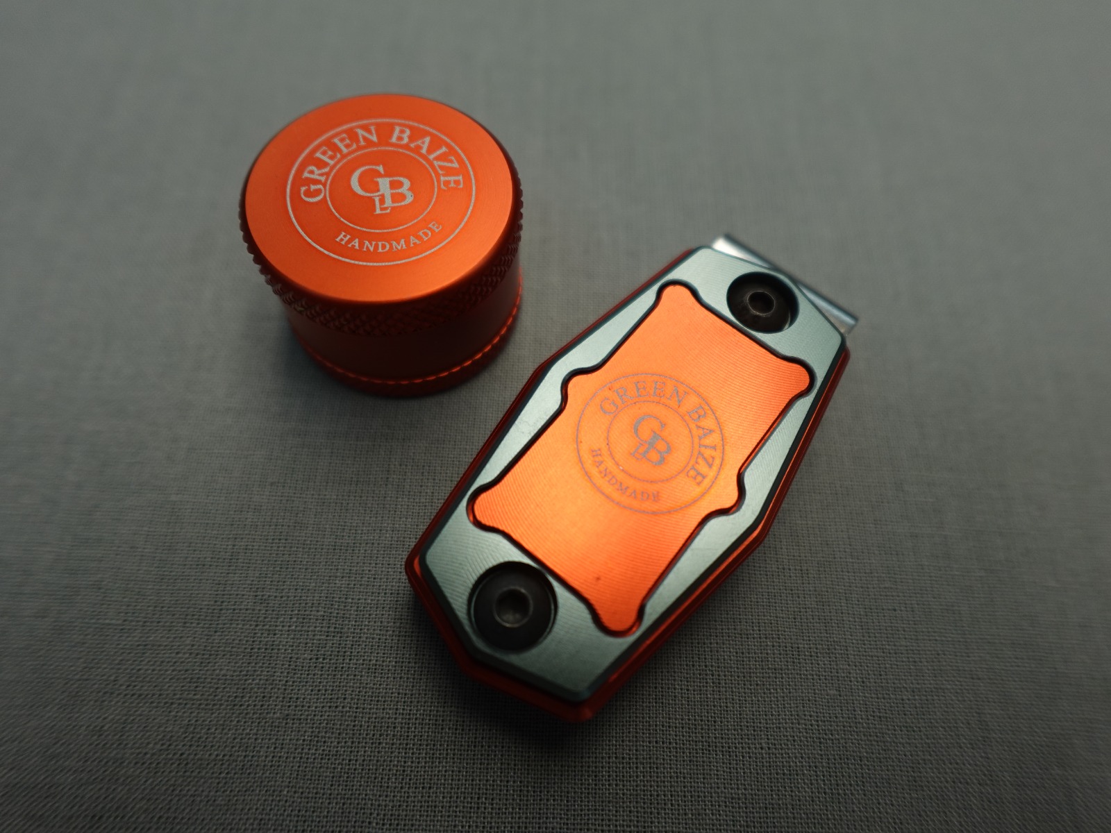 GBL Magnetic Chalk Holder &ndash; Orange / Silver