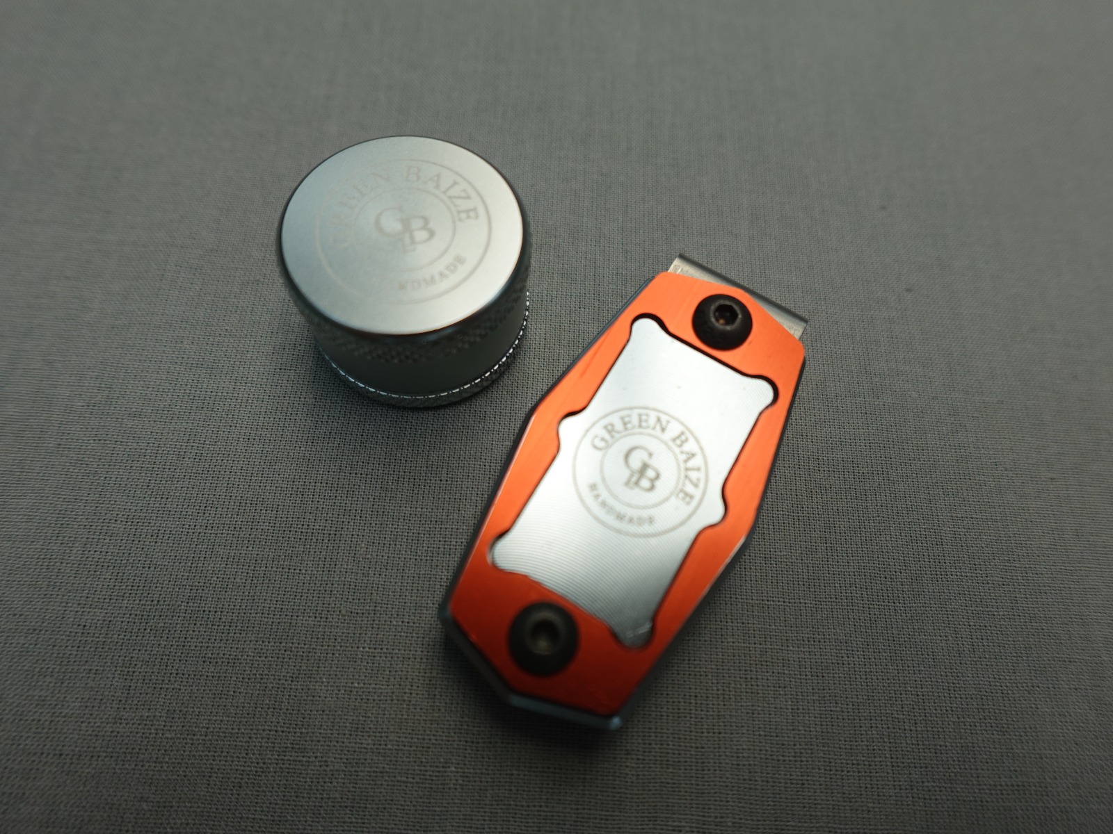 GBL Magnetic Chalk Holder &ndash; Silver / Orange