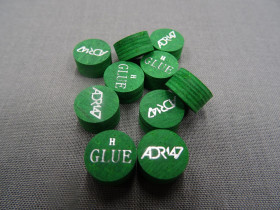 ADR147 Professional Green Cue Tip – Hard - 11mm